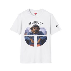 Camiseta unisex de Murphy the Dog, divertida para amantes de las mascotas.