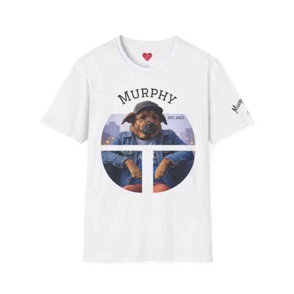 Camiseta unisex de Murphy the Dog, divertida para amantes de las mascotas.