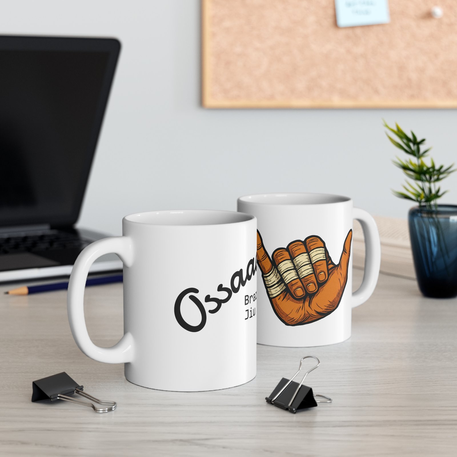 Tazas de cerámica de Jiu Jitsu brasileño: regalo perfecto para amantes de las artes marciales, entrenamiento. - Imagen 5