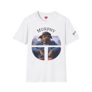 Camiseta unisex de Murphy the Dog, divertida para amantes de las mascotas.